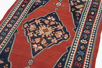 An antique Bidjar kilim, Western Persia (Iran), c. 230 x 142 cm.