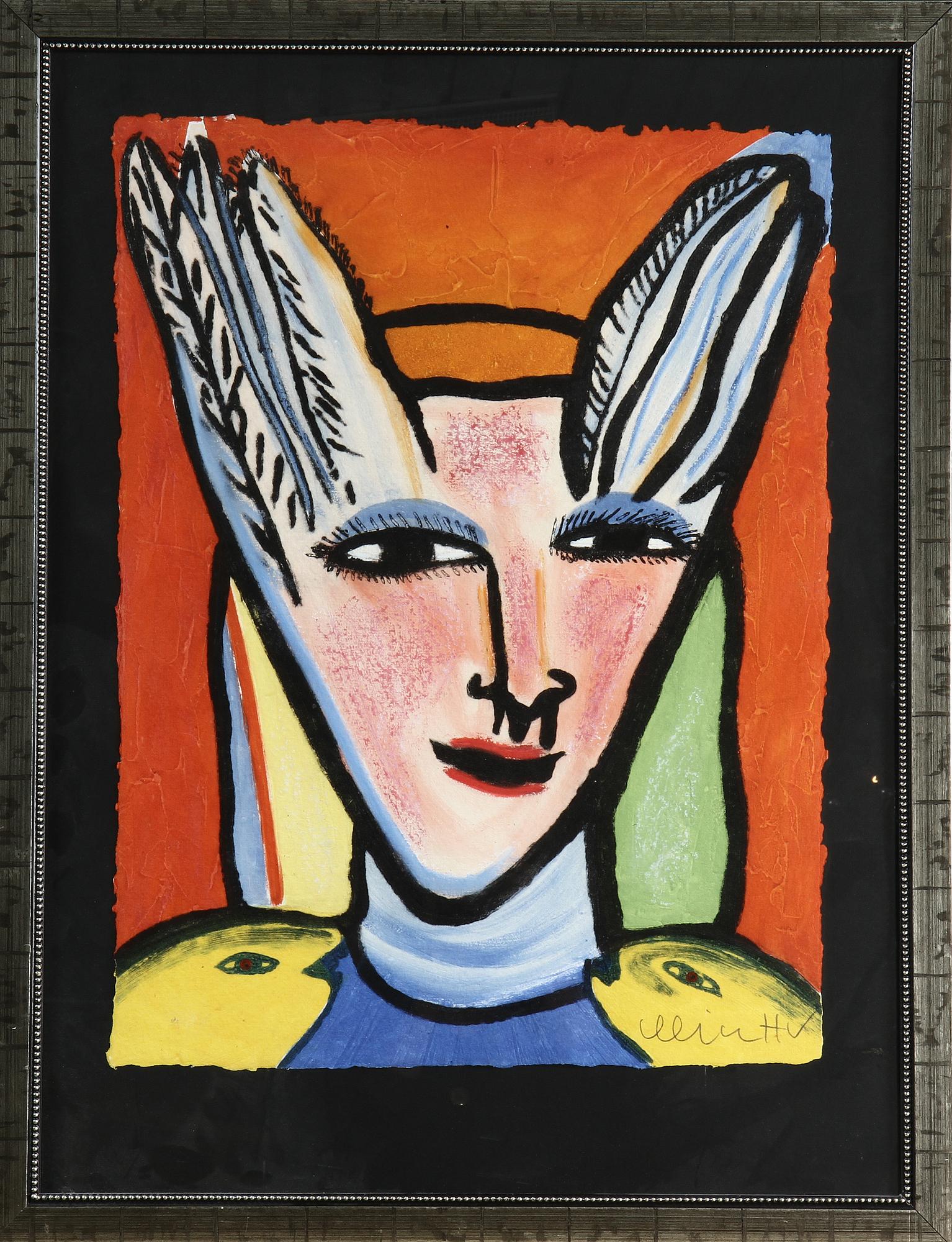 ULRICA HYDMAN-VALLIEN, carborundum, sign.