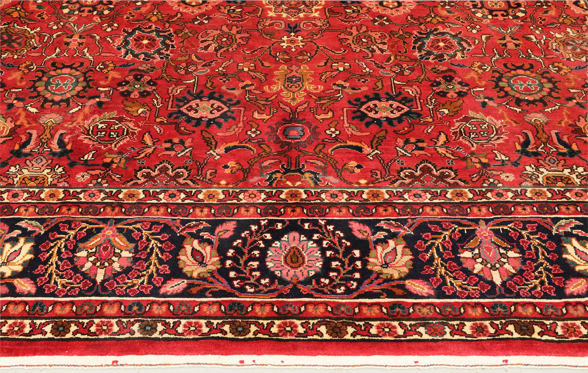 A Nanadj carpet, approx. 407 x 313 cm.