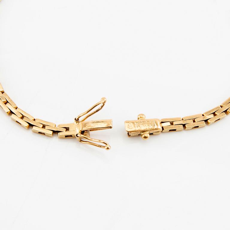 Armband Korridor-länk 18K guld.