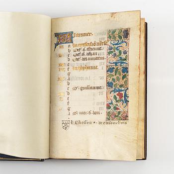Book of Hours, in Latin and French, illuminated manuscript on vellum
[France (probably Rouen), c. 1470].