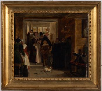 John Calcott Horsley, attributed, At the Castle.