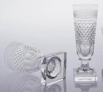 GLASSERVIS, 78 delar, "Kent", Elis Bergh, Kosta Boda, 1900-talets mitt.