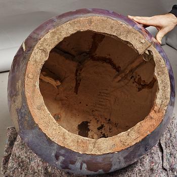 ULLA & GUSTAV KRAITZ, a stoneware "Sphere" sculpture, Förslöv 1983.