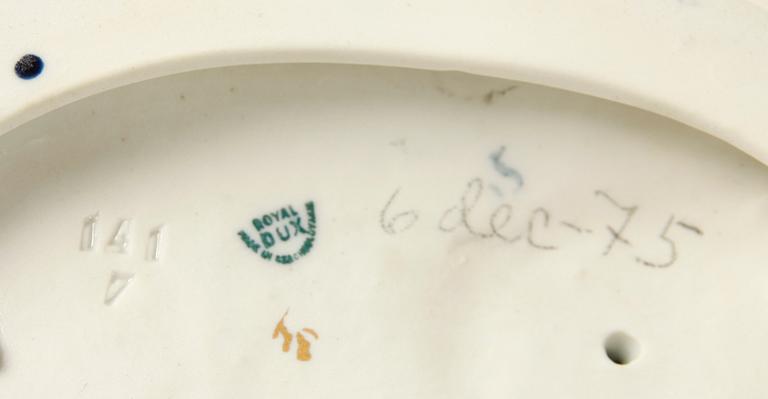 FIGURIN, porslin, Royal Dux, 1900-talets andra hälft.