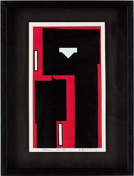 Olle Baertling · OLLE BAERTLING, litografi, sign o numr 296/300, 1950-1968.