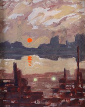 181. Stellan Mörner, "Solen över Thames".