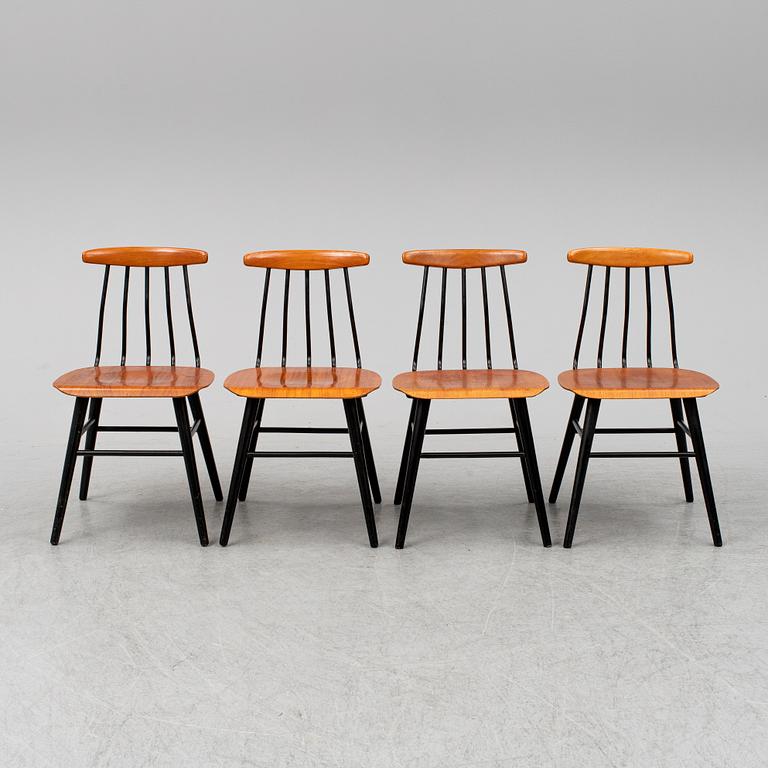 Four mid 20th century chairs.