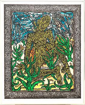 Robert Combas, lithograph signed and numbered 9/100.
