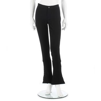 RALPH LAUREN, a pair of black stretch trousers, size 2.