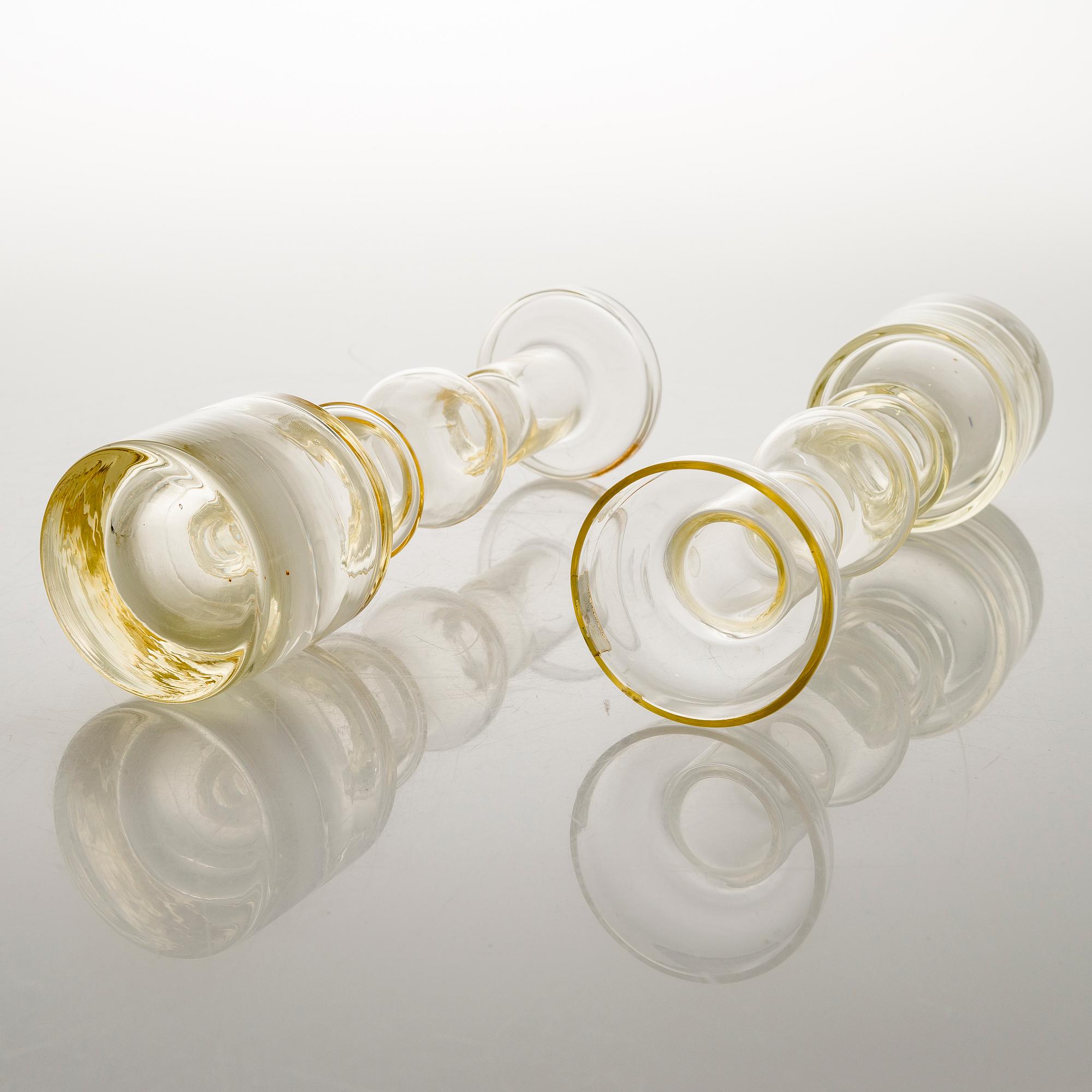 NANNY STILL, A set of four 'Pompadour' glass vases, model 1945