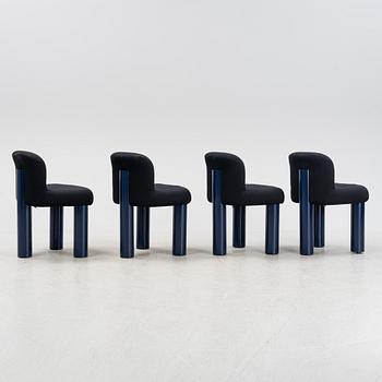 A set of four 'Botolo' chairs by Cini Boeri for Arflex.