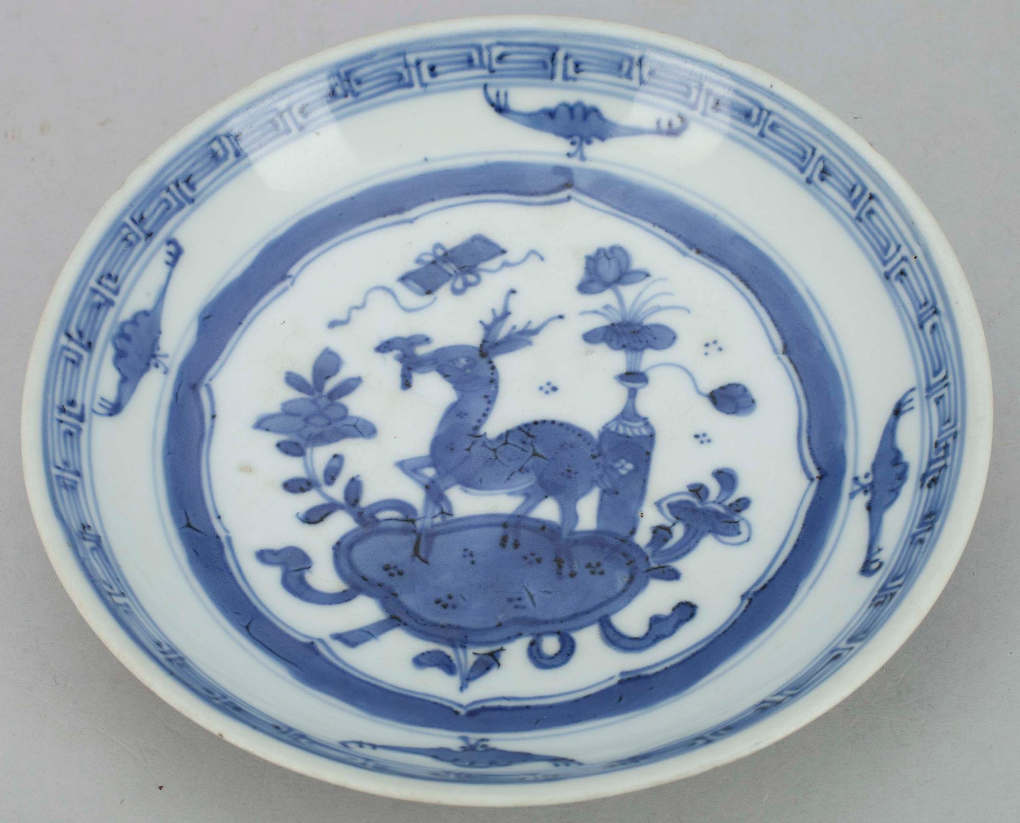 FAT, porslin, Kina, Ming dynastin, Wanli (1573-1619).