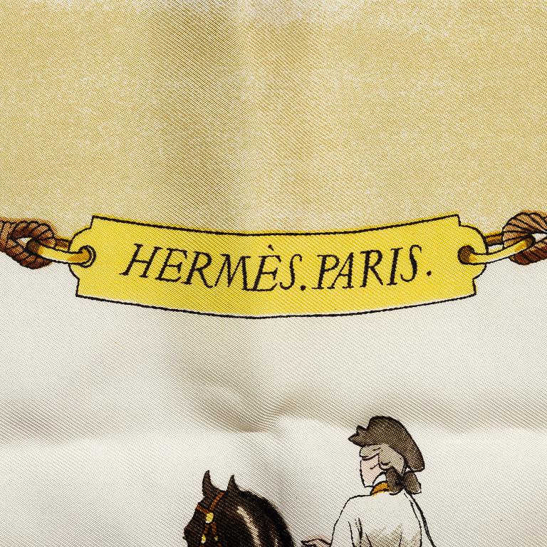 Hermès, scarf, "Les figures d'Equiation".