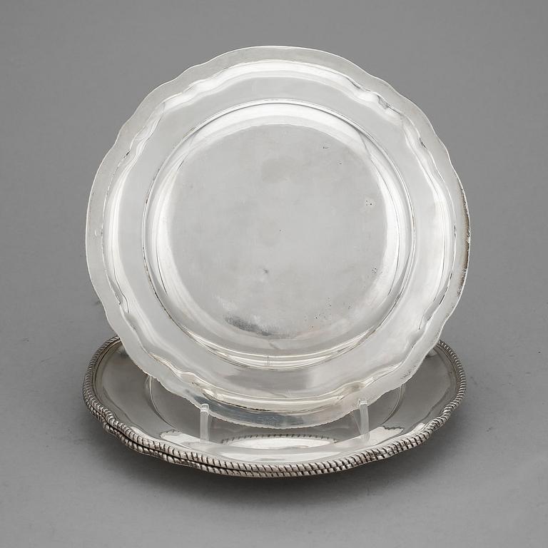 FAT, 3 stycken, silver, bla Ungern 1937-1965. Vikt ca 750 gram.