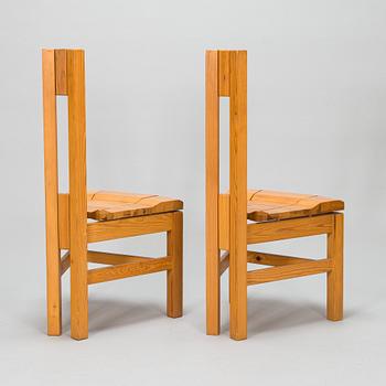 Arnold Lerber, a set of two 1960'/1970's 'Rantasipi' chairs for Laukaan Puu.