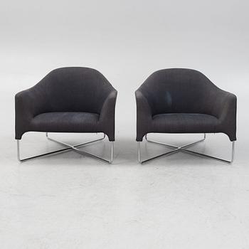 Carlo Colombo, a pair of 'Bali' armchairs, Poliform.