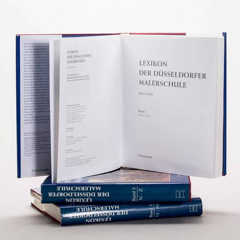 BOK. Lexikon der Düsseldorfer malerschule, 1819-1918, 3 bd.