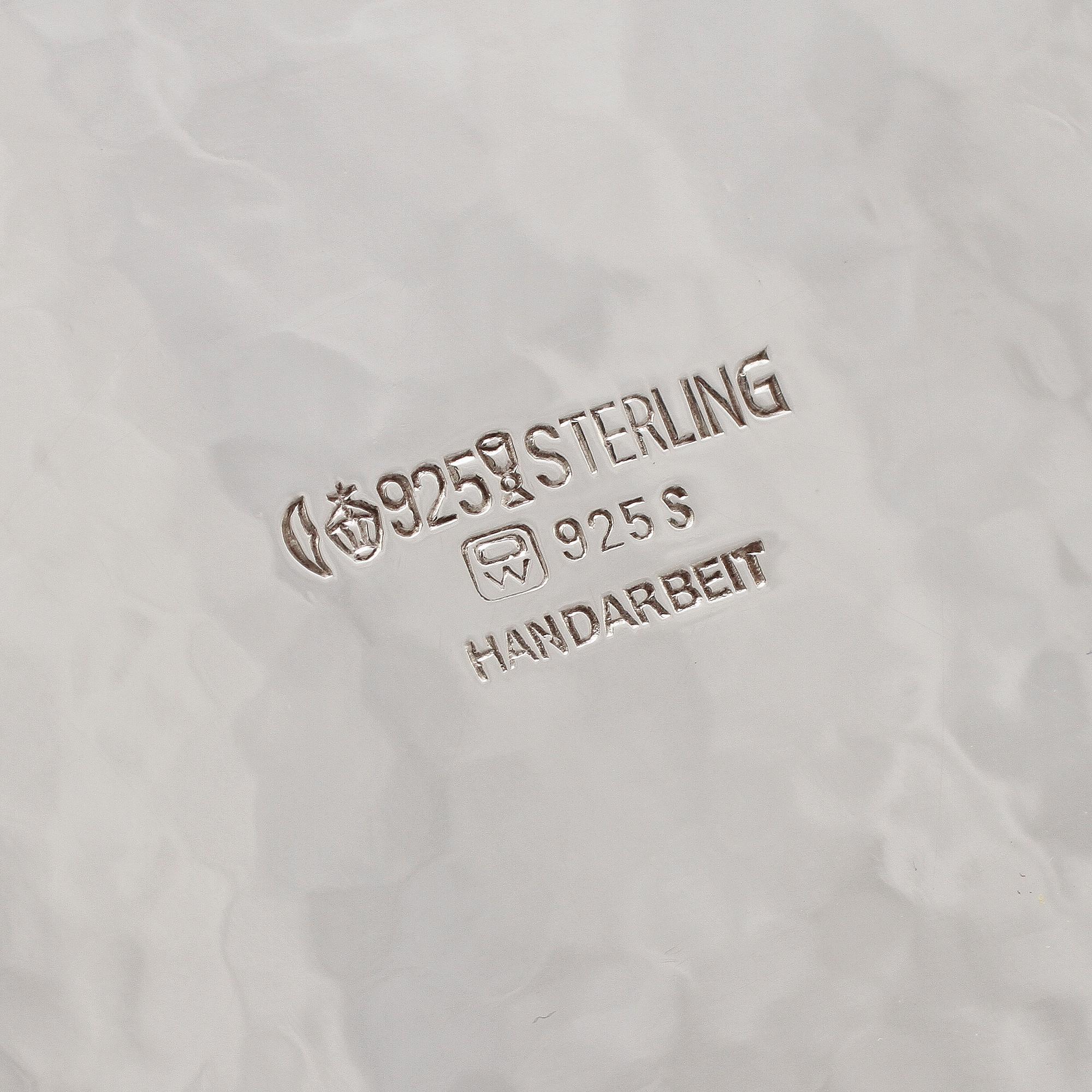 SKÅL, sterlingsilver, Otto Wolter, Tyskland, 1900-tal. Vikt 700 g.