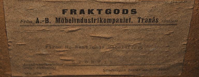 STOLAR, 4 st, 1900-talets andra hälft.