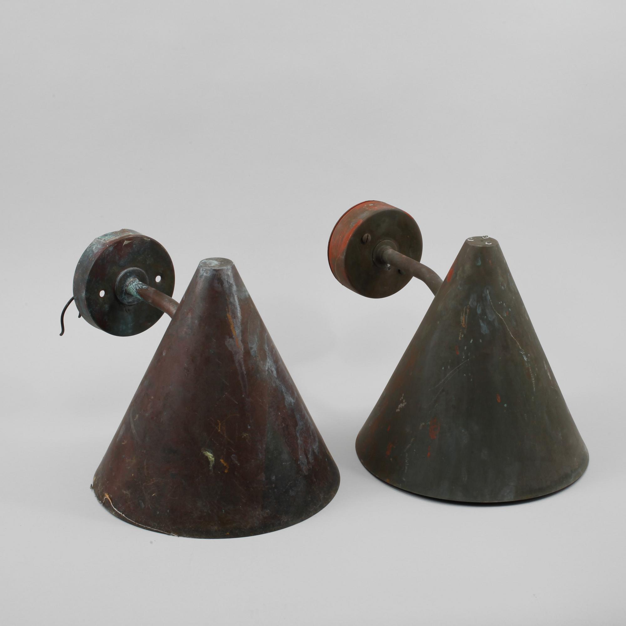 YTTERBELYSNING, 2 st, "Tratten", Hans Agne Jakobsson, Markaryd, 1900-talets andra hälft.
