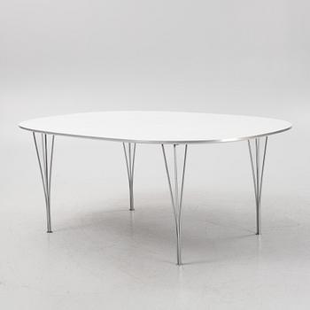 Bruno Mathsson & Piet Hein, a 'Superellipse' dining table, Fritz Hansen, Denmark.