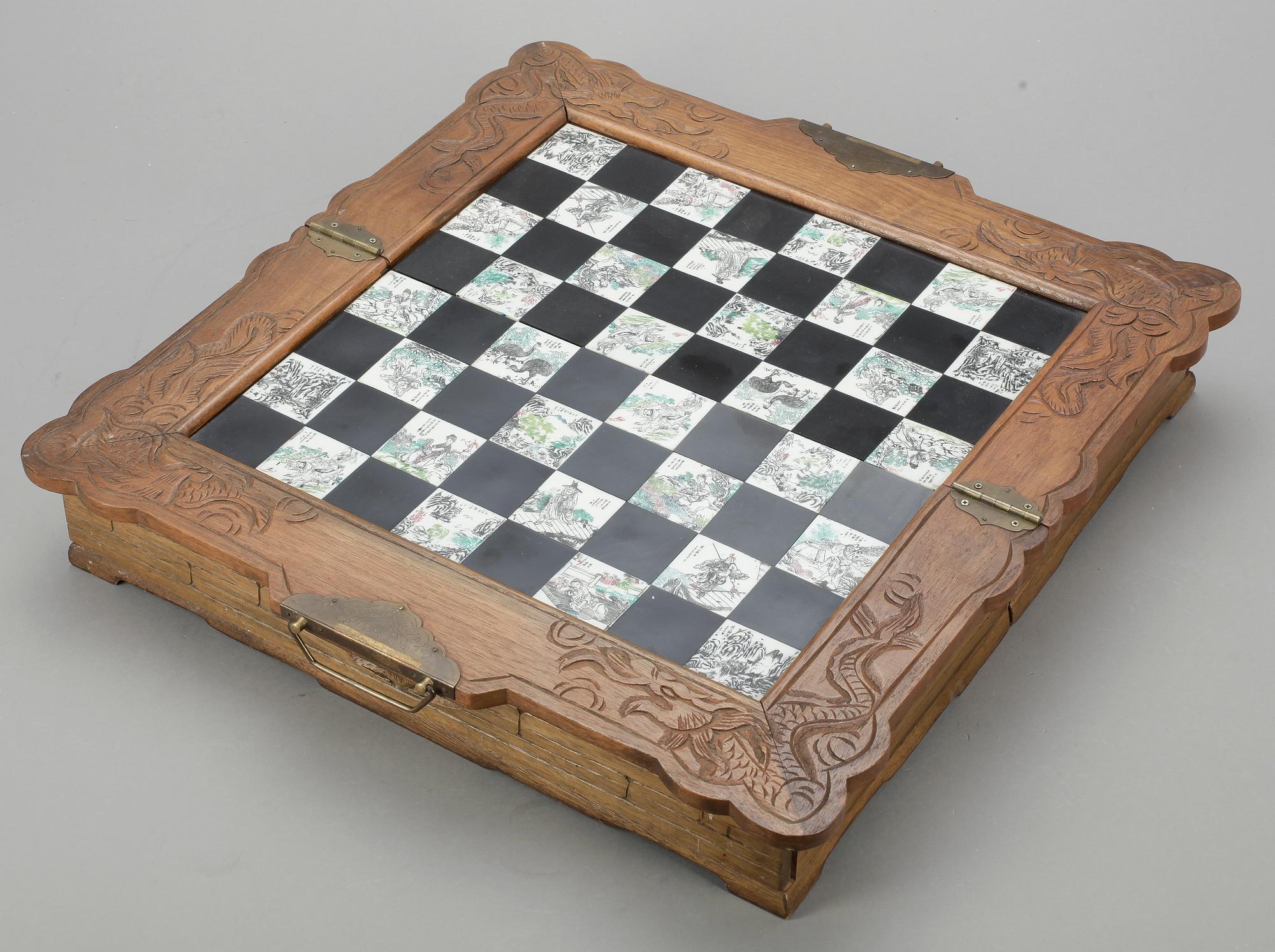 SCHACKSPEL, Sydostasien, modern tillverkning,