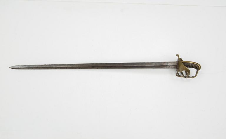 A Swedish cavalry sword 1773 pattern.