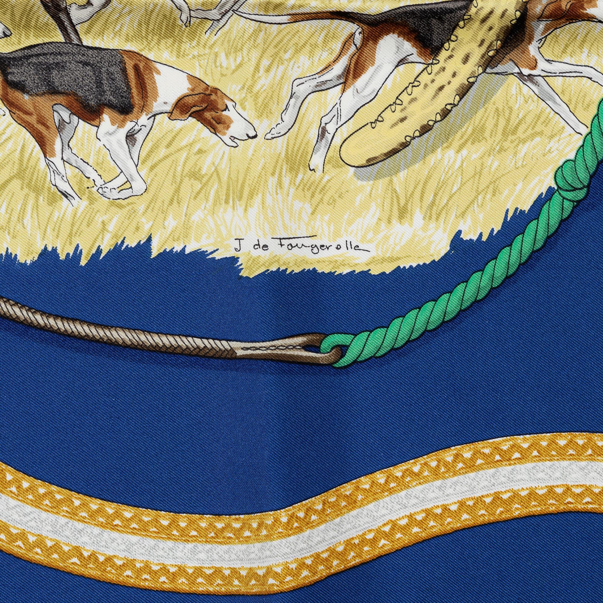 Hermès, scarf, "Le Laisser courre".