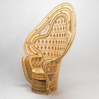 A late 20th century century 'Big Cobra peakock chair'.