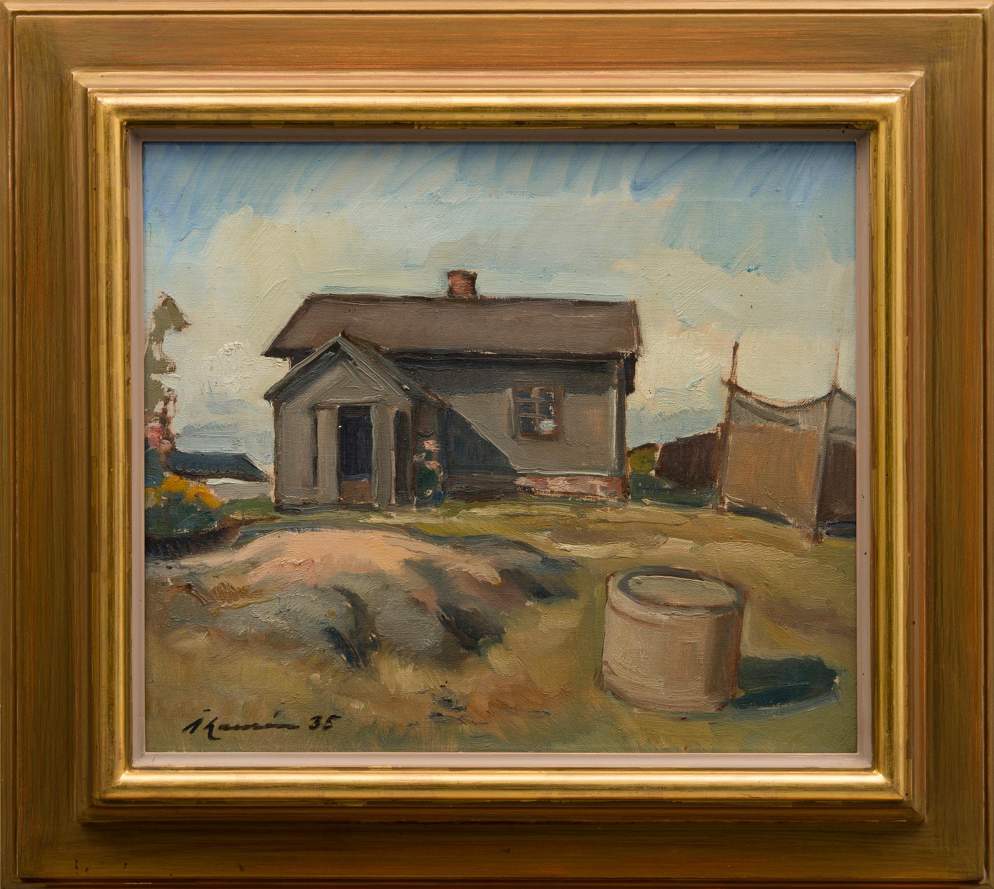 PER ÅKE LAURÉN, öljy kankaalle, signeerattu ja päivätty -35.