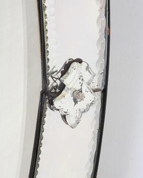 SPEGEL, glas, Venetiansk modell, troligen omkring 1900.