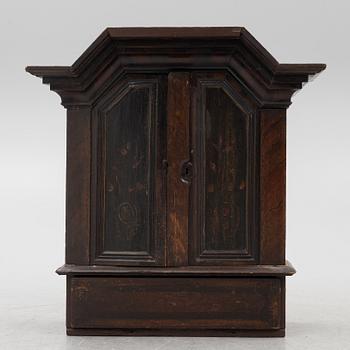A cabinet, dated 1817.