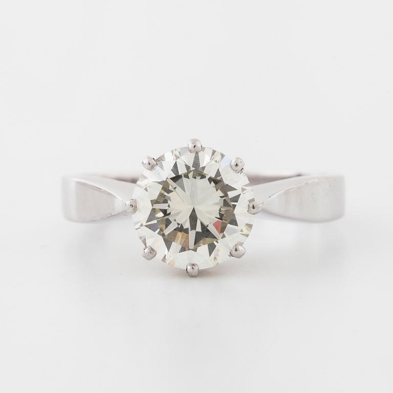 An old cut diamond ring by  Ceson, Göteborg, 1974.