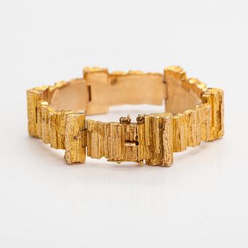 Björn Weckström, A 14K gold bracelet "Mystica". Lapponia 1981.