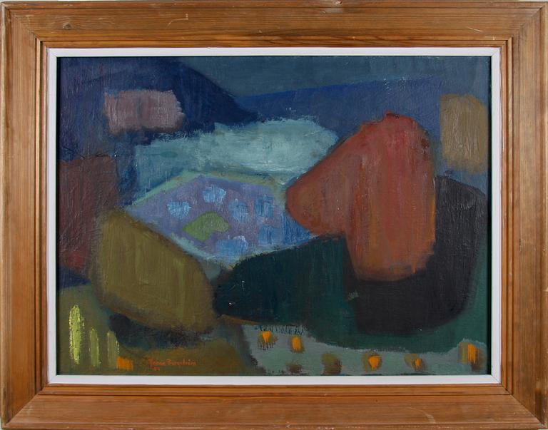 JONNE BERGSTRÖM, olja på duk, sign o dat -54.