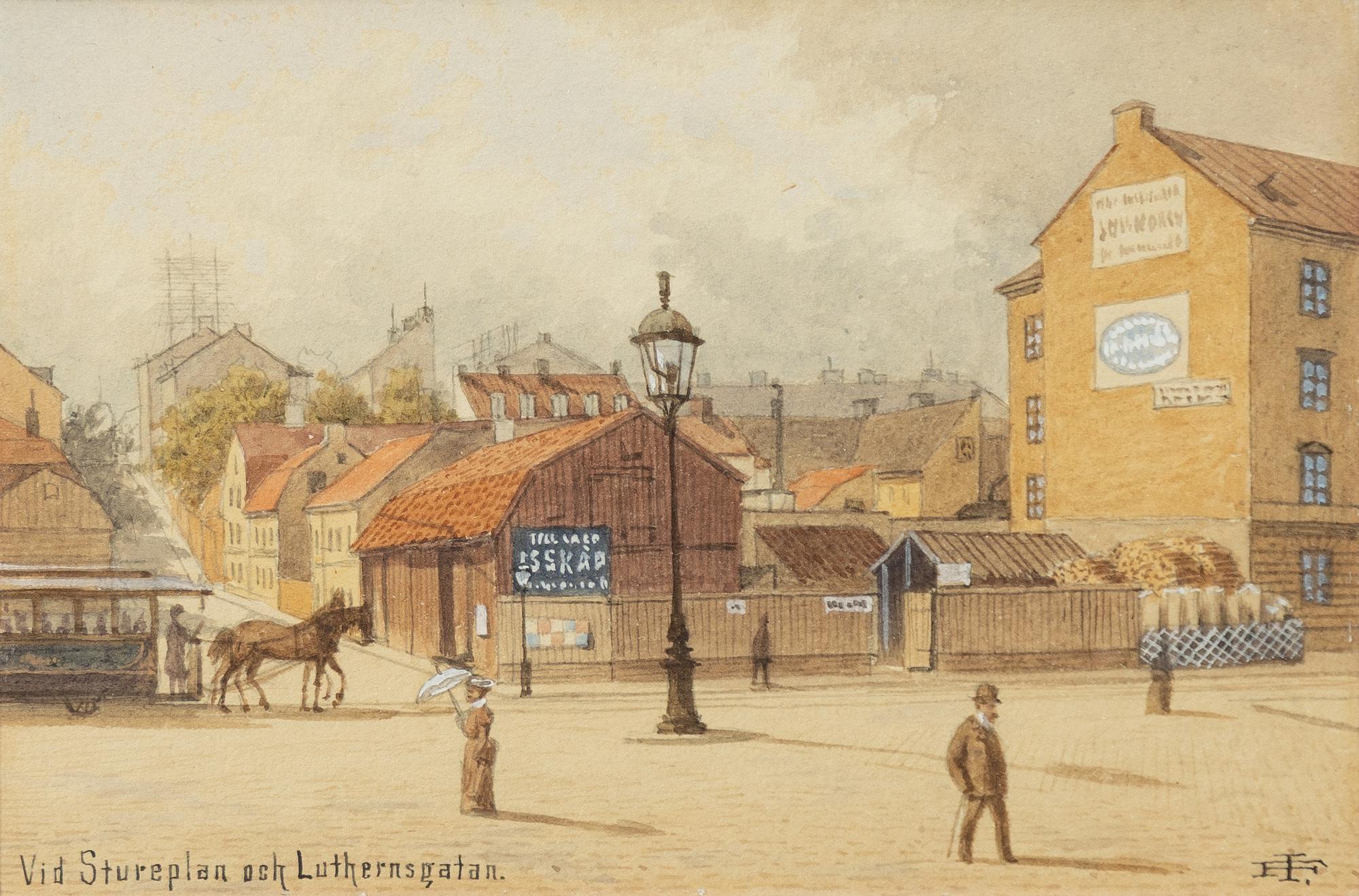 Fredrik Isberg, "Vid Stureplan och Luthernsgatan".
