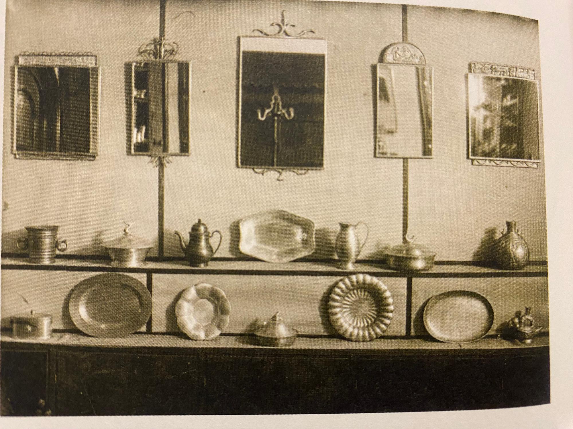 Estrid Ericson, a pewter dish, Firma Svenskt Tenn, Stockholm 1948.