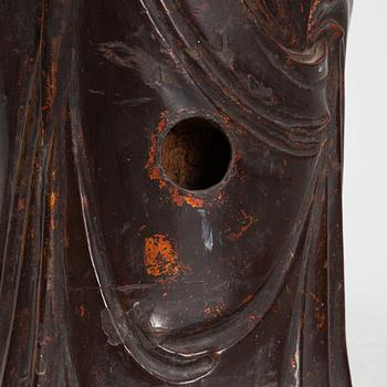 A wooden sculpture, southest Asia, 20th century.