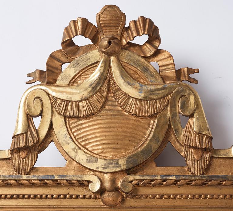Spegel, av Johan Åkerblad (mästare i Stockholm 1758-1799) och Anders Öberg (1781-1791), Gustaviansk.