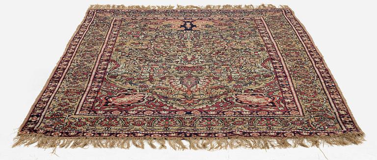 An antique Souf Kirman, South Persia, c. 200 x 131 cm.