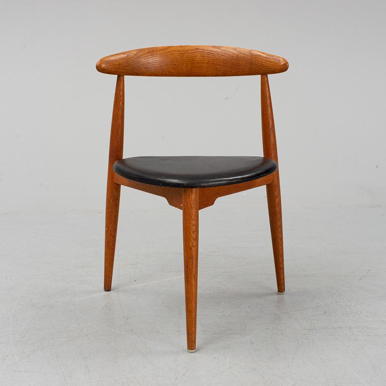 HANS J WEGNER, "The Heart Chair", Fritz Hansen, Denmark.