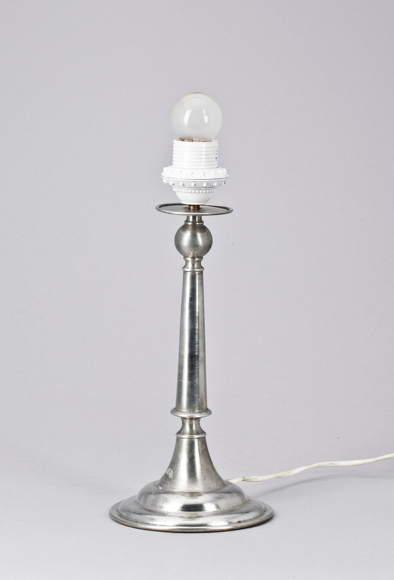 BORDSLAMPA, tenn, trol Estrid Ericson, Svenskt tenn, 1927.