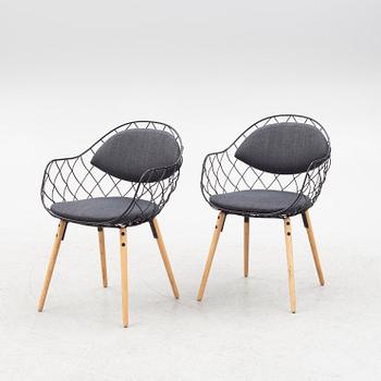 Jaime Hayon, armchairs, a pair, "Piña", Magis, Italy.