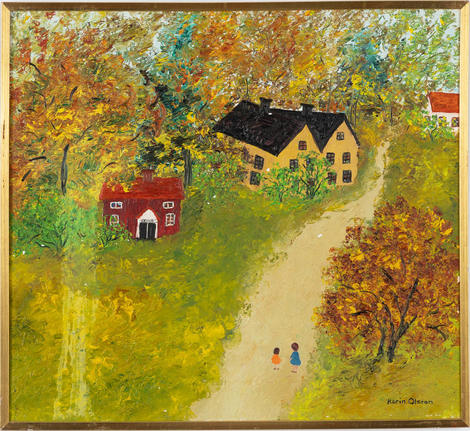 Karin Olsson, 'Gammelgårdsbacken'.