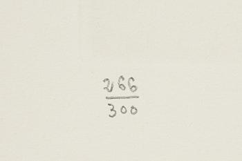 Salvador Dalí, Dalí, drypoint coloured with stencil, 1975, signed 266/300.