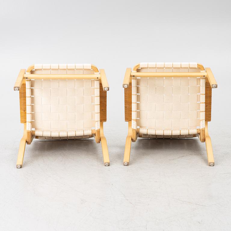 Alvar Aalto, Armchairs, a pair, model 45, Artek, Finland.