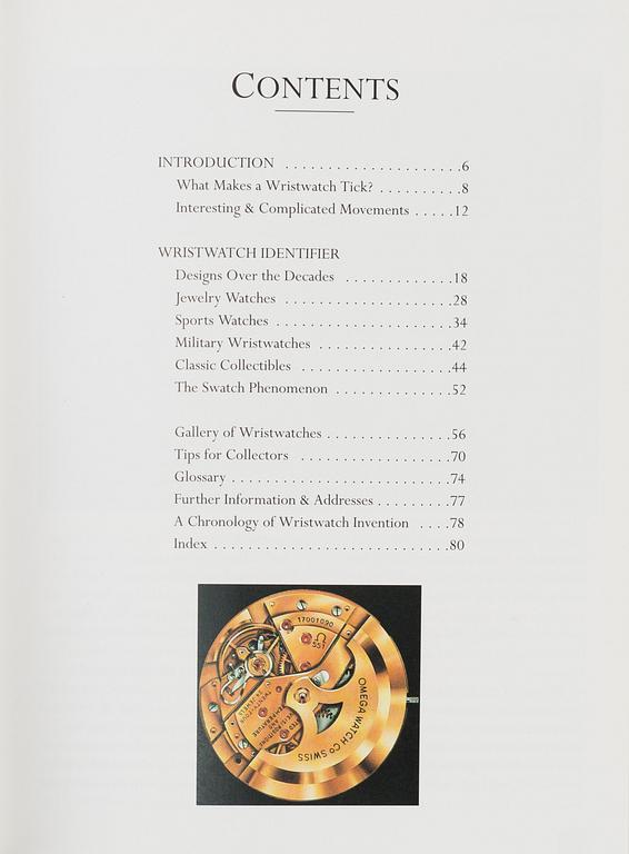 A lot of eleven books and booklets regarding watches.