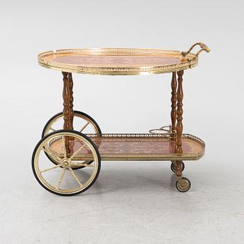 A serving trolley, Italy, second half of the 20th Century.