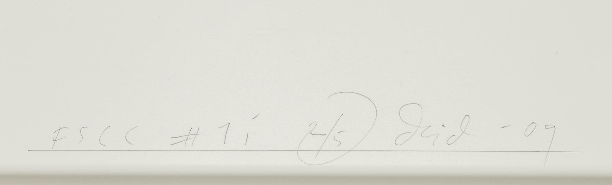 DAWID, pigment print. Signerad och numrerad 2/5. Daterad -09.